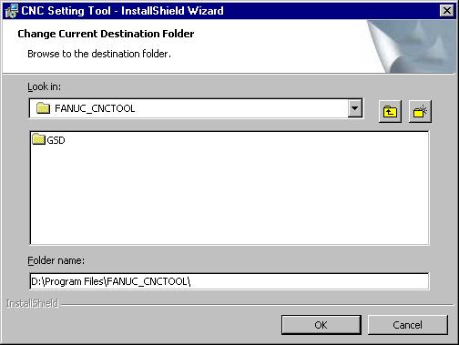 1.INSTALLATION INSTALLATION B-64174EN/01 4 When you click [Next>] on the License Agreement screen with "I accept the terms in the license agreement" selected, the Destination Folder screen is