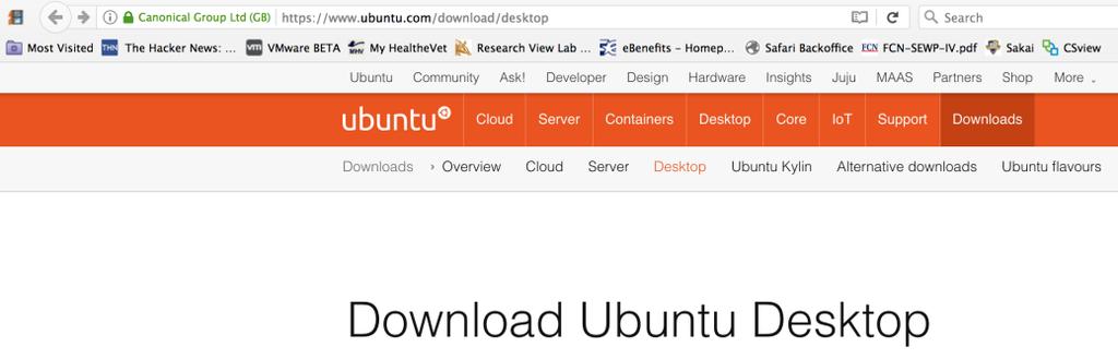 Download the latest Ubuntu