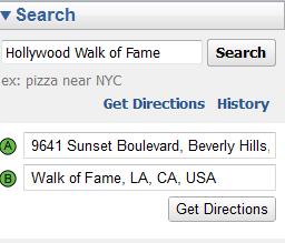 1a 1b 2. On your own: Get walking directions from Walk of Fame to Franklin Manor. a.
