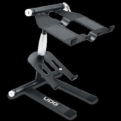 Black U6010BL LAPTOP/CONTROLLER STAND ALUMINIUM BLACK Every performer who uses a