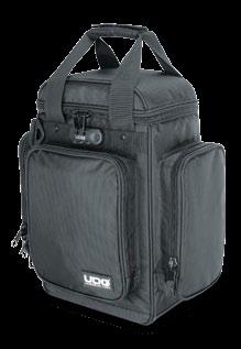 Specifically designed to carry laptops up to 17 and a small size MIDI controller like the Novation Twitch and Launchpad,