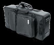 Two front compartments let you secure store USB sticks, SD cards, foldable headphones, AC power adapters, compact camera s, MP3 player, and other