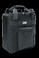 Black U9121BL CD PLAYER/MIXER BAG LARGE Designed for DJ s who are serious about protecting their equipment when travelling to and from gigs.