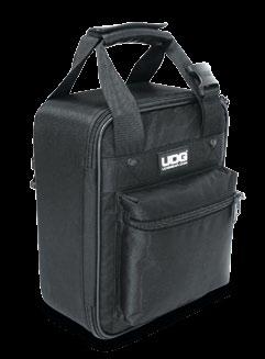 Black U9120BL CD PLAYER/MIXER BAG SMALL Designed for DJ s who are serious about protecting their equipment when travelling to and from gigs.