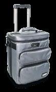 wheels and a two stage-trolley handle is the ideal trolley for those long airport walkways.