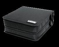 Water resistant Nylon 420D Holds 280 CD s/dvd
