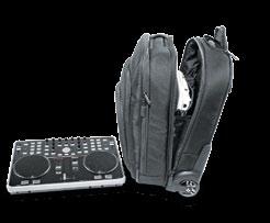 Water resistant Ballistic Nylon 1680D Holds up to 17 laptop Padded MIDI controller compartment
