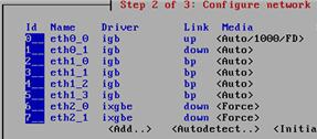 The NGFW Initial Configuration Wizard displays the mapping between the interface IDs and port names.