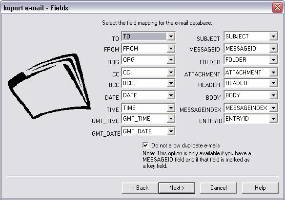 10 Make adjustments to the field mapping as necessary using the drop-down menus, and then click Next.