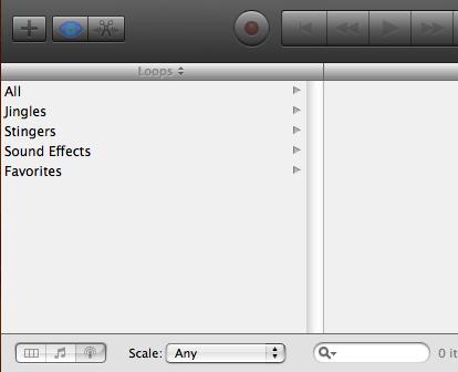 Adding sound files for background effects: AKA jingles To add sound effects you need to find the SOUND LOOPS 1. Find the EYEBALL button and click on it. This will open up the sound gallery 2.
