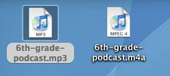 You will see two copies of your podcast in your itunes library. 4.
