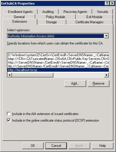 4. In the Add Location dialog box (Figure 12), type the full URL of the Online