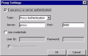 6 Proxy Configuration The Option > Proxy menu item is used to configure the proxy settings: If the OCSP Client Tool is running behind a proxy server or a web server which requires authentication,