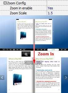 set "Zoom Scale", the value is the times between zoomed
