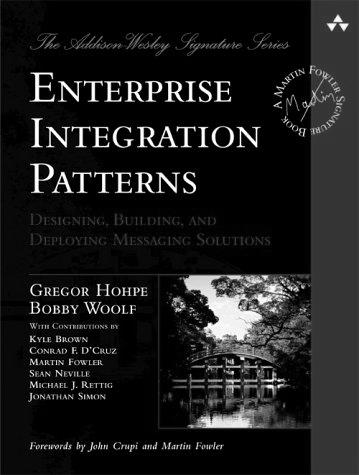 Enterprise Integration Patterns Language of 65 patterns Consistent vocabulary and notation Focuses on asynchronous messaging Based on