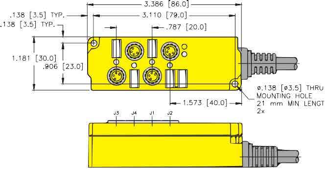 LED Current: 10 ma maximum at 48 VDC supply voltage (per LED).