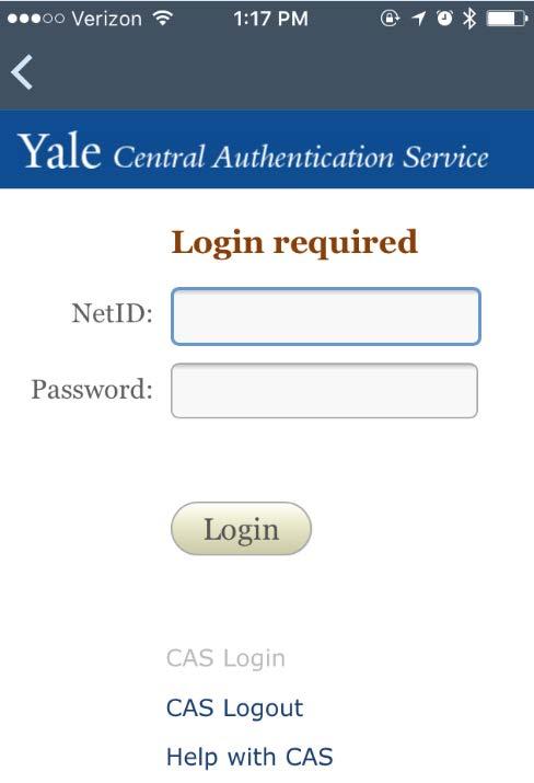 3. In the Instance Name field, enter the name of your ServiceNow instance (Yale). It is not necessary to enter service-now.com at the end of the instance name. The login screen opens.