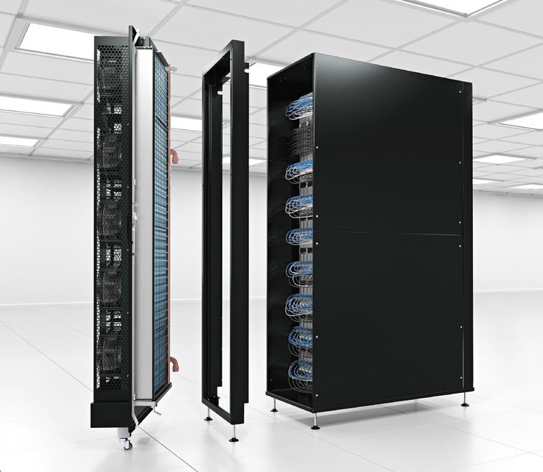 Advantages at a glance Flexibility Individual adapter frames for adaptation to any rack For cooling entire IT rooms and data centers without additional CW air conditioning systems Also suitable for