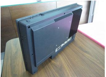 When you place the panel PC upright on the desktop, its front panel appears as shown in Figure 2.1. Figure 2.1 Front panel 1 2 3 1.