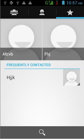 Contact Features Contacts will be sorted in the contacts list firstly by numbers in the name, then followed by English characters in alphabetical order.