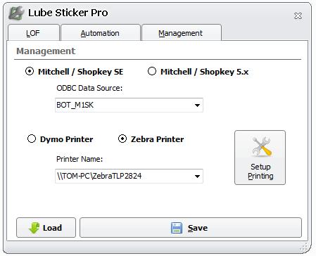 Auto Add Appointment: Check this to automatically book an appointment after printing a lube sticker.