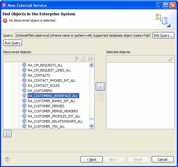 c. Add business object application-specific information In the Specify the Configuration Properties for