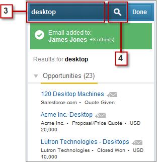 Salesforce for Outlook To add specific email attachments to Salesforce: To add emails (including attachments), events, and tasks to multiple contacts: To add emails to multiple Salesforce records