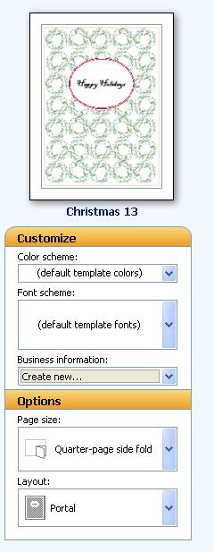 Project 1: Create a Greeting/Holiday Card Create a card from hundreds of predesigned options. 1. Select Greeting Cards in the Getting Started window. Notice the designs are arranged by category. 2.