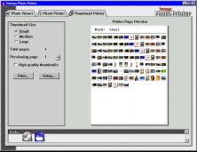 Clik! Drive User s Manual To print images as thumbnails using Iomega Photo Printer: 1 2 Step 1: Select Iomega Photo Printer from your Start Programs menu. Step 2: Select the Thumbnail Printer tab.