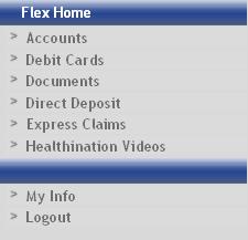 1. Login @ www.mypayflex.com and enter your username and password, then click Submit. 2.