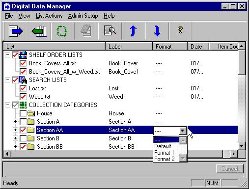 Import Procedures Importing collected data After using the DLA to collect and save Item IDs to the memory card, use Data Manager to import the data from the memory card.