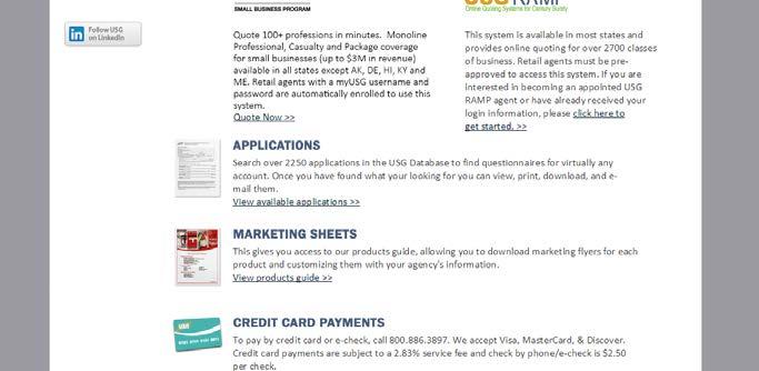 Marketing Sheets, Online Products Guide 1.
