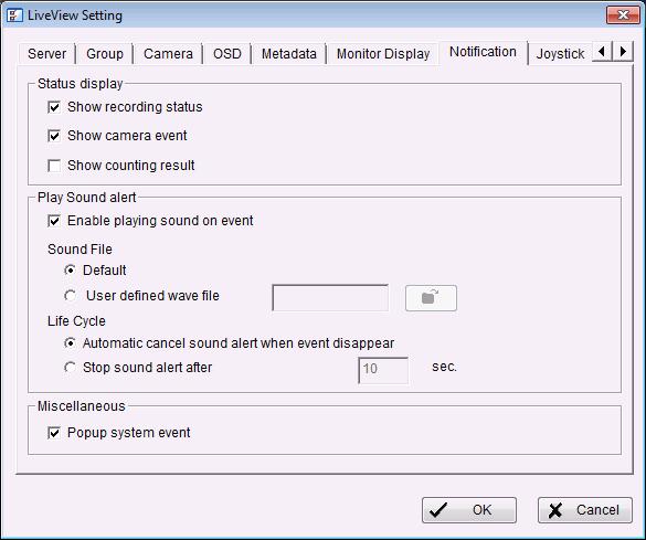 Layout Auto Scan 4. Select appointed server group to activate auto scan. 5.