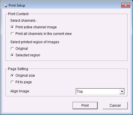You may skip step 3 by presetting the folder where you want to save the images and the format you want to save them in. 7.1.8 Print an Image Print the current image of the video you choose. 1.