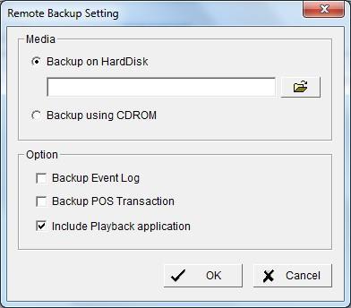 18. Click the Backup button. 19. Select the way and directory you want to save the backup data. 20.