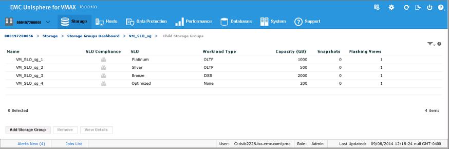 Data Placement and Performance in vsphere Figure 164 Unisphere for VMAX v8.