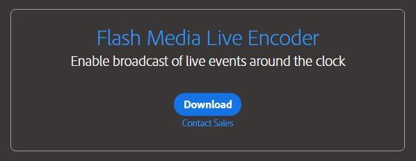How to install and Configure Adobe Media Live Encoder for HD broadcasting Adobe Media Live Encoder Download: Step 1 Go to https://get.adobe.