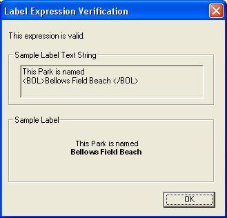 Labeling Features Label Expressions Use the Help Button!