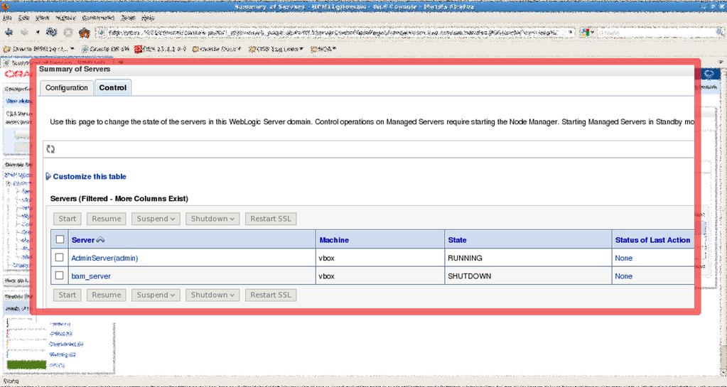 Oracle WebLogic Server Admin