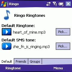 Ringo Mobile User Manual/FAQ Get the best Windows Mobile Ringtones - bring your Pocket PC or Smartphone alive with amazing MP3 ringtones - and set personal tones for friends and groups Contents: 1.