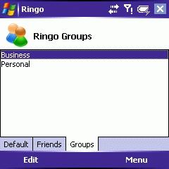 that week. Adding Friends Ringo will let you assign tones for any contact or group in your Pocket PC address book. Each friend you set up can have a unique MP3, WMA, Wav or Midi ring and SMS tone.