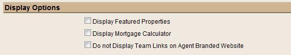 Note: You can select featured properties by using check boxes provided next to each of their listings under Property Admin.