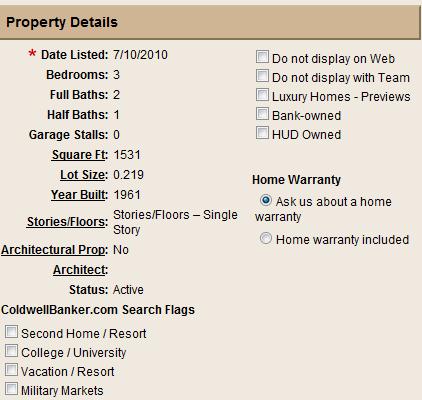 Property Enhancements 74 Enter information into the following fields: Headline, Scrolling Text, Remarks, Virtual Tour (a link to the property listing s virtual tour), Video Tour (a link to the
