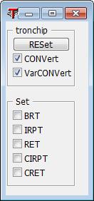 TrOnchip.VarCONVert Adjust HLL breakpoint in on-chip resource TrOnchip.VarCONVert [ON OFF] Default: ON.