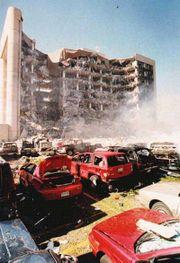 Frontal view of Alfred P. Murrah Federal Building after bombing, 1995 Source: http://en.wikipedia.org/wiki/image:oklahoma_city_bombing.