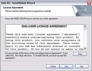 Step 2: Read the End-User License Agreement and if