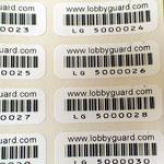 highly adhesive and can be attached to an existing form of ID, such as an employee ID or a student ID. Follow these steps to use a LobbyGuard Frequent Visitor Keytag or Stick-On Bar Code: 1.