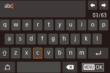 Puuteekraani toimingud Ekraanil kuvatav klaviatuur Vahekaartide valimiseks vajutage menüü kuvamiseks nupule [ ] ning seejärel puudutage soovitud funktsiooni vahekaarti ja lehekülje vahekaarti.