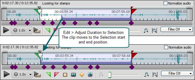 Filter Markers on the Timeline Video Clips Use video clips to isolate sections of your recordings that contain important activity you want to include in a highlight video.