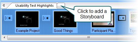 Edit a Clip, Graph, or Task on the Storyboard The graphs and clips stored in the Project pane, the Clip Bin, and the Storyboard are identical and are linked to each other.